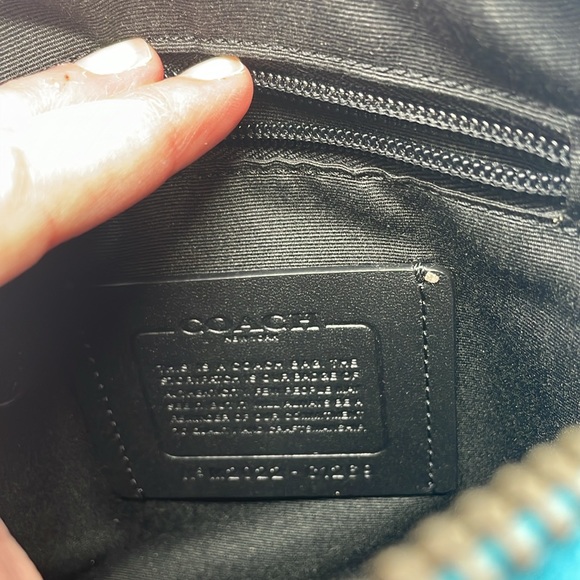 Coach Heritage Crossbody in Vivid Turquoise G4 - Picture 8 of 10